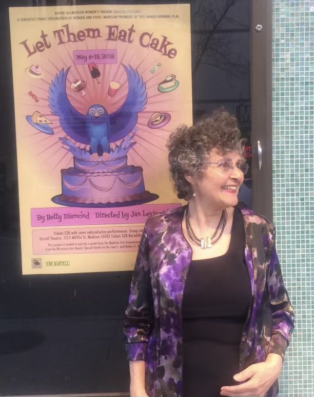 Betty Diamond outside the Bartell